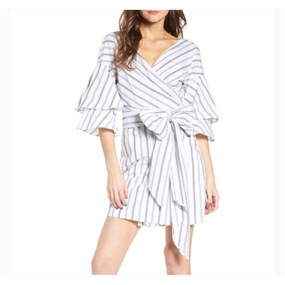 WAYF Beckett Wrap Dress